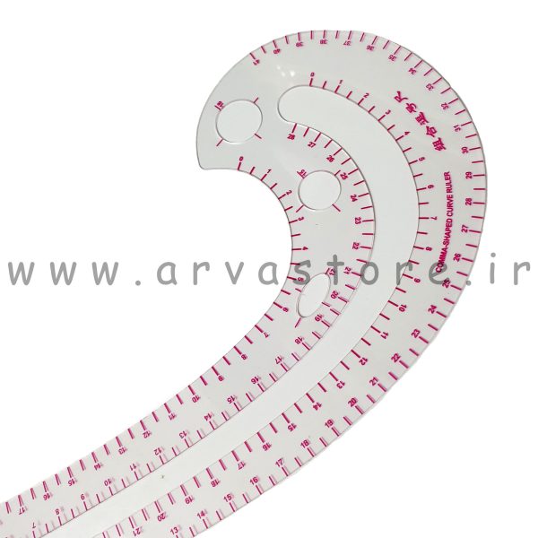 خط کش خیاطی مدل کاما