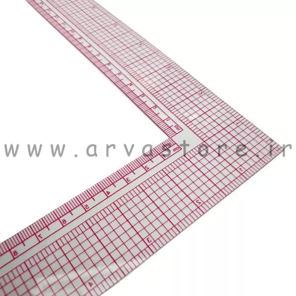 خط کش خیاطی مدل گونیای مندرج