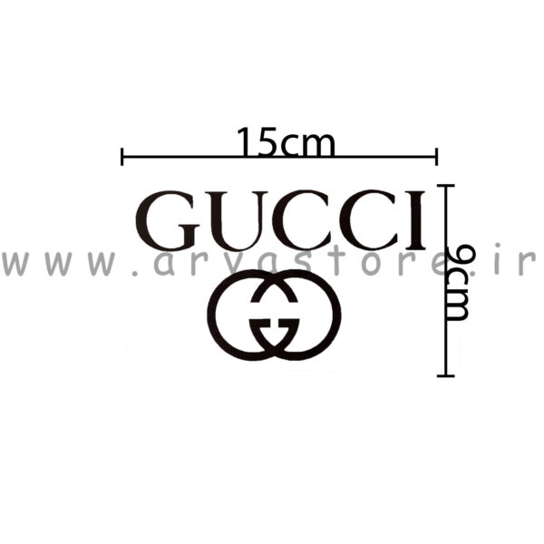 برچسب حرارتی لباس مدل GUCCI