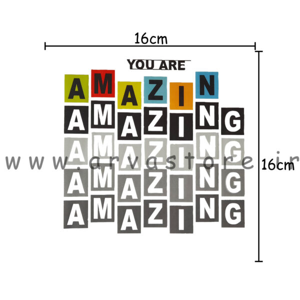 برچسب حرارتی لباس AMAZING